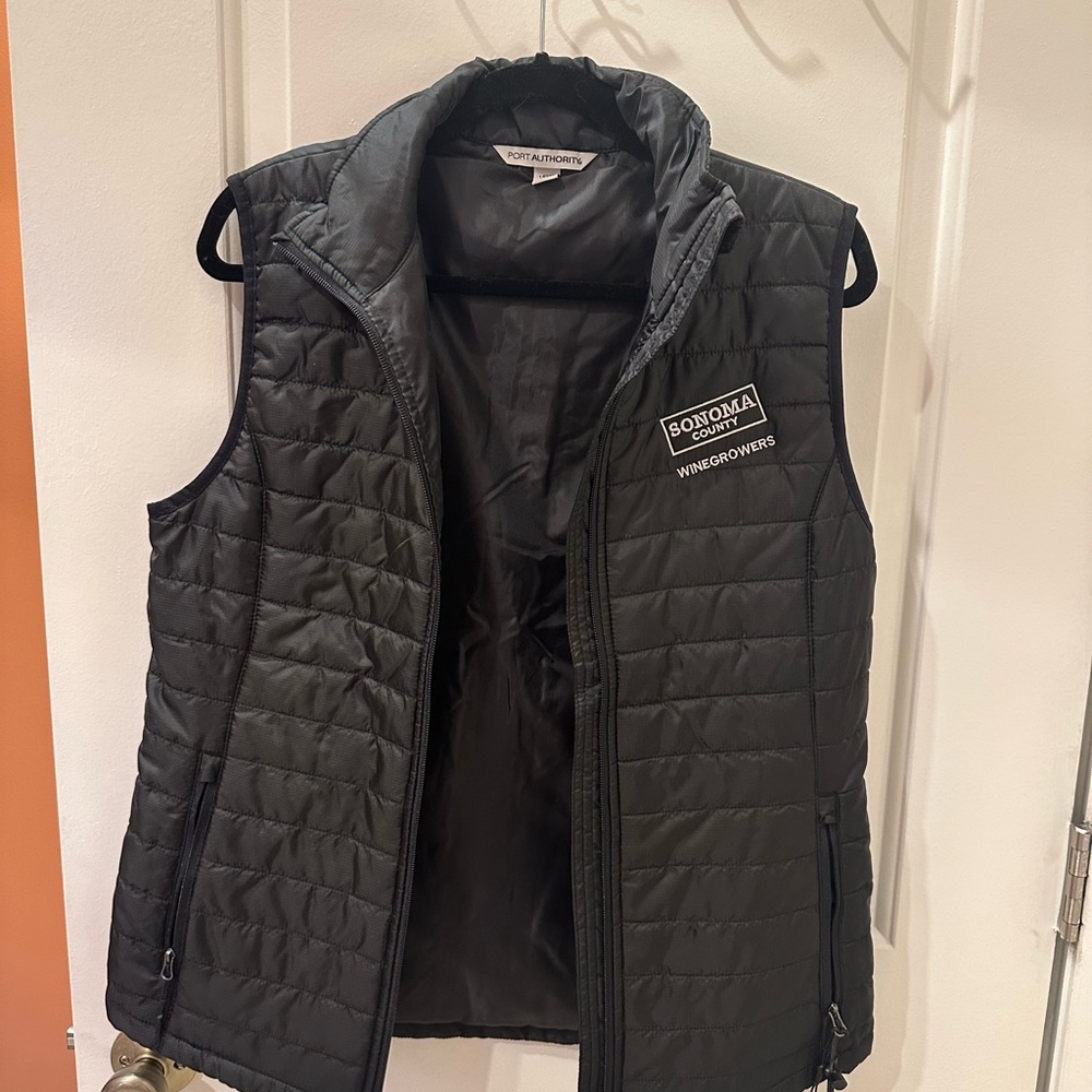 Port Authority Black Quilted Packable Puffy Vest